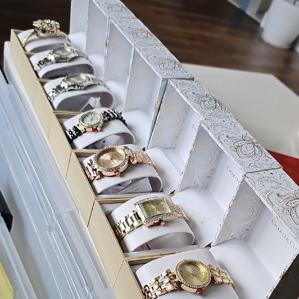 Charter Club Gold and Silver Watch Set